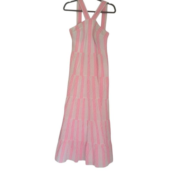 Lilly Pulitzer Jenette Striped Halter Maxi Dress Sails & Stripes Womens Size 2 - Picture 6 of 16